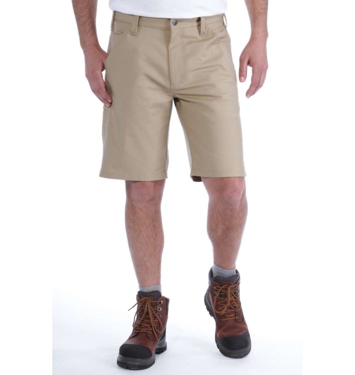 Spodenki Carhartt Rugged Stretch Canvas Short DARK KHAKI