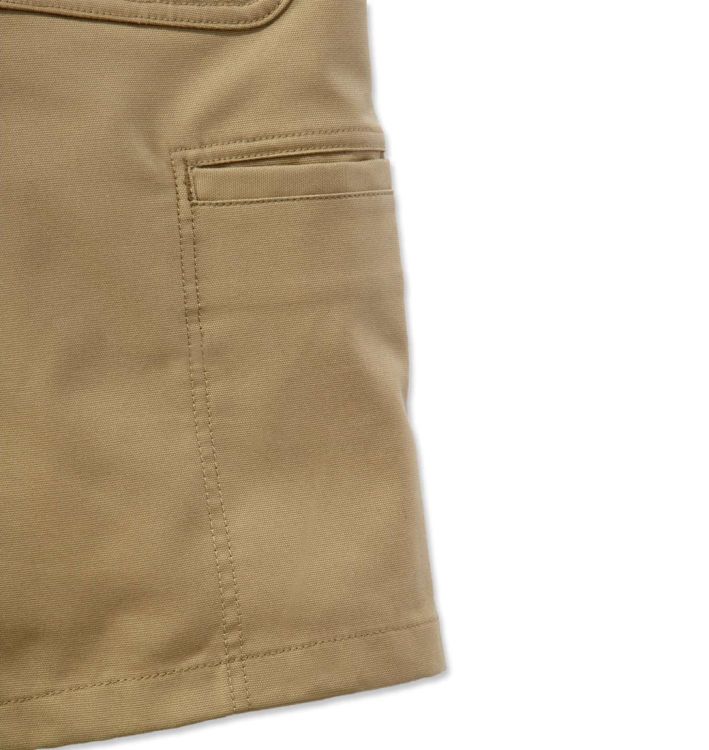 Spodenki Carhartt Rugged Stretch Canvas Short DARK KHAKI