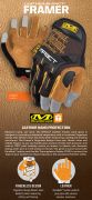 Rękawice Mechanix DuraHide® M-Pact® Framer TAN