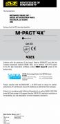 Rękawice Mechanix Material4X® M-Pact® BLACK