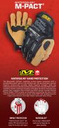 Rękawice Mechanix Material4X® M-Pact® BLACK