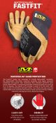Rękawice Mechanix Material4X® FastFit® BLACK