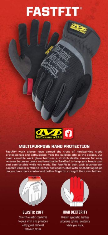 Rękawice Mechanix FastFit® BLACK