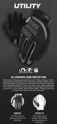 Rękawice Mechanix Utility BLACK