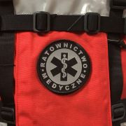 Apteczka plecakowa AP20/3P CORDURA odblaskowa czarna