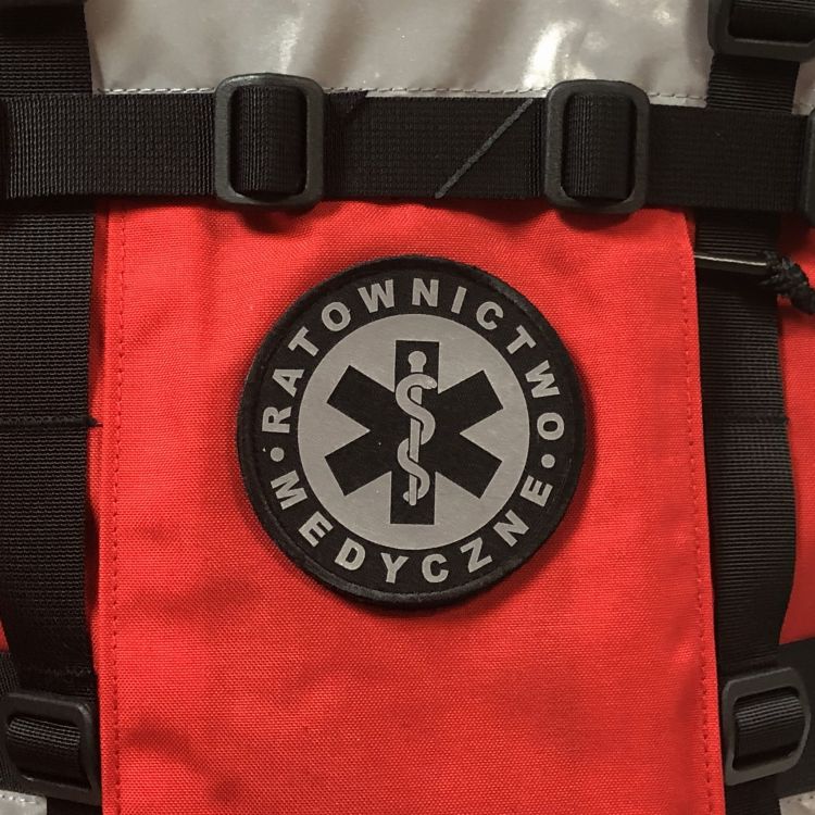 Apteczka plecakowa AP20/3P CORDURA odblaskowa czarna