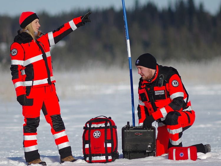 Apteczka plecakowa z wyposażeniem AP20/3P CORDURA odblaskowa