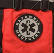 Apteczka plecakowa z wyposażeniem AP20/3P CORDURA odblaskowa czarna