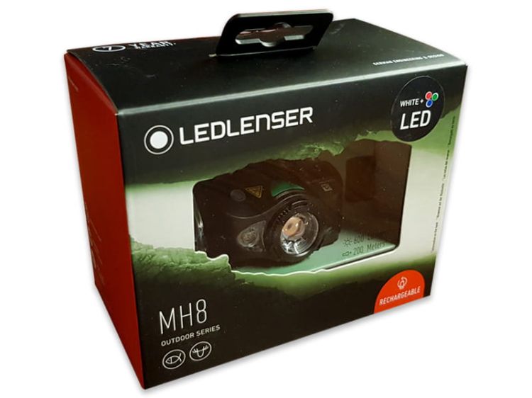 Latarka czołowa LEDLENSER MH8 czarna