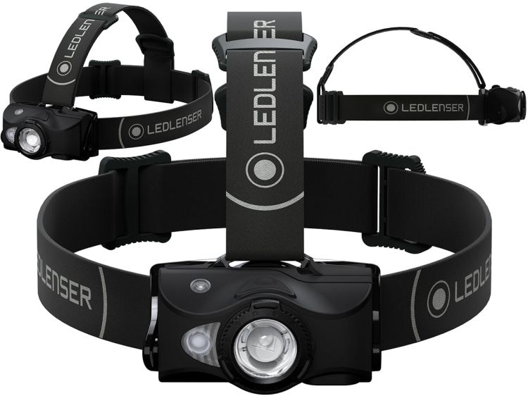 Latarka czołowa LEDLENSER MH8 black black