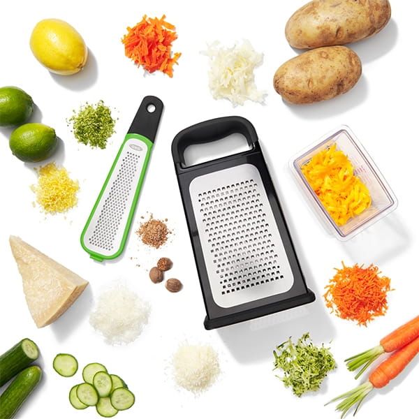 Tarka z pojemnikiem i zesterem - Good Grips / OXO