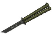 Nóż motylek K25 36249 Balisong Green