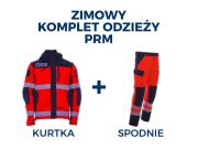 Komplet ratowniczy (kurtka + spodnie) PRM FLUO podstawowy zimowy