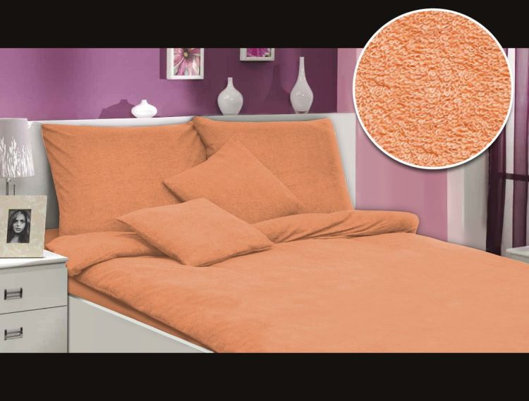 Pościel frotte łosoś 003/160x200