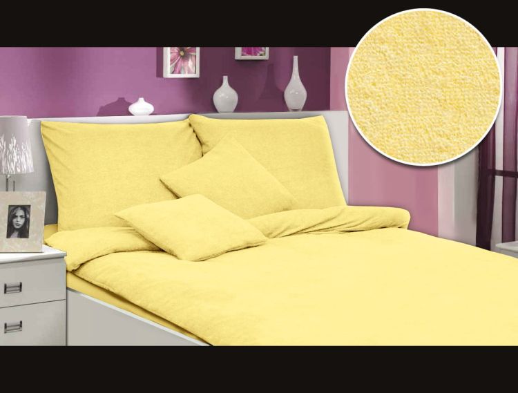 Pościel frotte krem 019/160x200