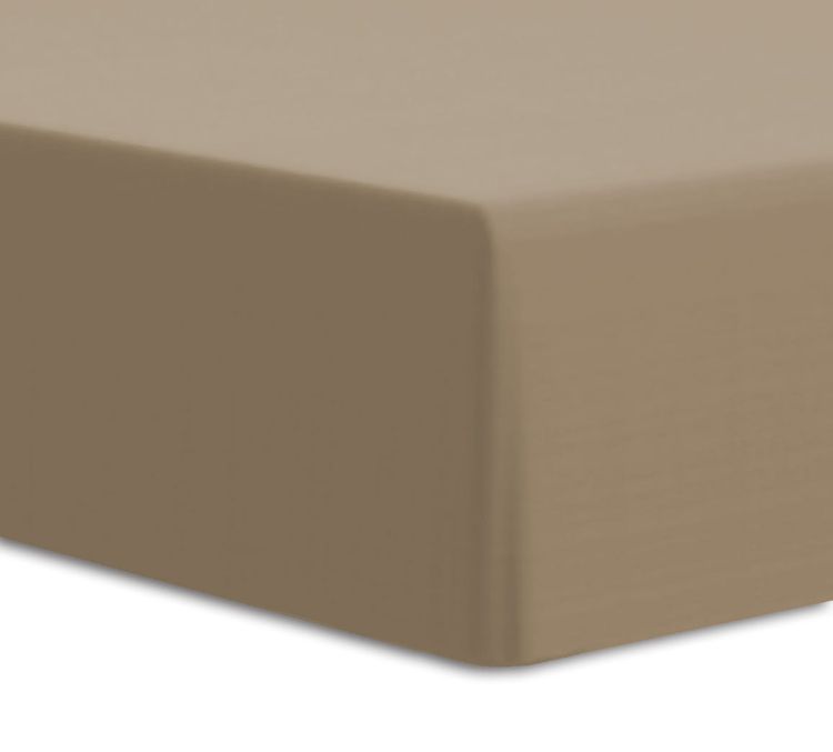 Prześcieradło jersey elastan z gumką 54 BRAUN/BRĄZ/90x200x30