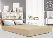 Prześcieradło jersey elastan z gumką 26 SAND/PIASKOWY/140x200x30