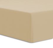 Prześcieradło jersey elastan z gumką 26 SAND/PIASKOWY/160x200x30