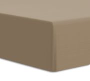 Prześcieradło jersey elastan z gumką 54 BRAUN/BRĄZ/160x200x30