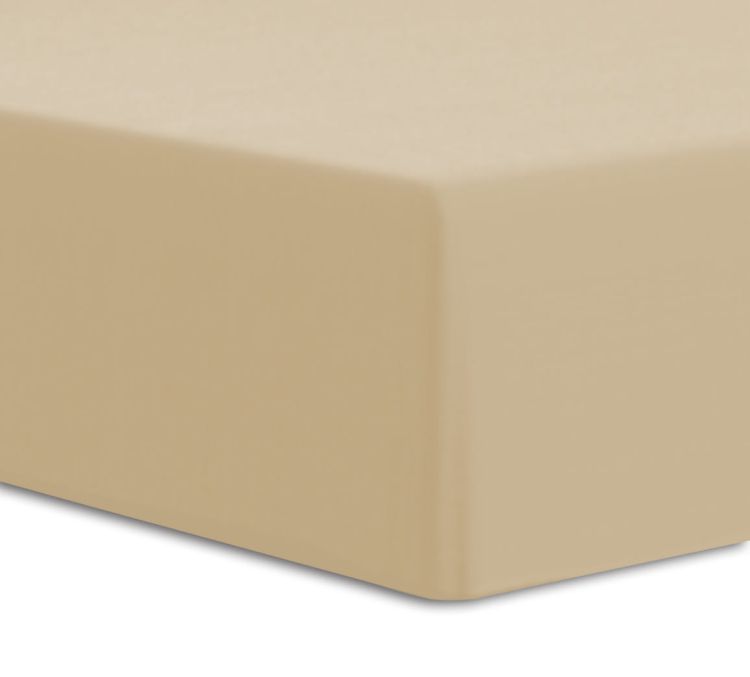 Prześcieradło jersey elastan z gumką 26 SAND/PIASKOWY/220x200x30