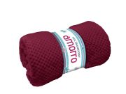 Koc żakardowy AMORRO/BORDO/150x200