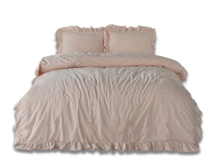 Pościel bawełniana CAMELLO ROSES/200x220(P) STONEWASHED