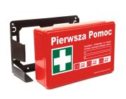 Apteczka pierwszej pomocy AP DIN 13164 PLUS w pudełku ze stelażem