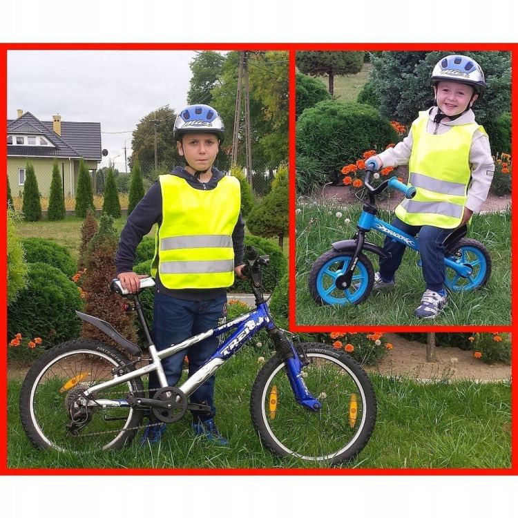 Kamizelka ostrzegawcza dla dzieci