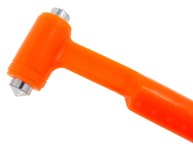 Młotek bezpieczeństwa ratunkowy do szyby i pasów