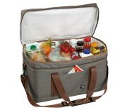 Torba termiczna piknikowa Cilio, 46x23x26 cm, 25 l, szara