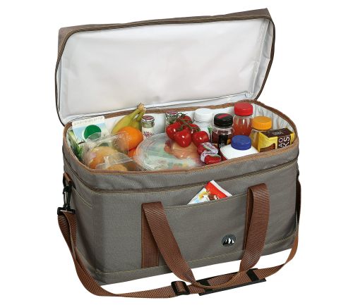 Torba termiczna piknikowa Cilio, 46x23x26 cm, 25 l, szara
