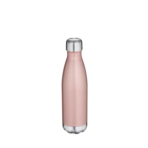 butelka termiczna, stal nierdzewna, różowe złoto, 500 ml
