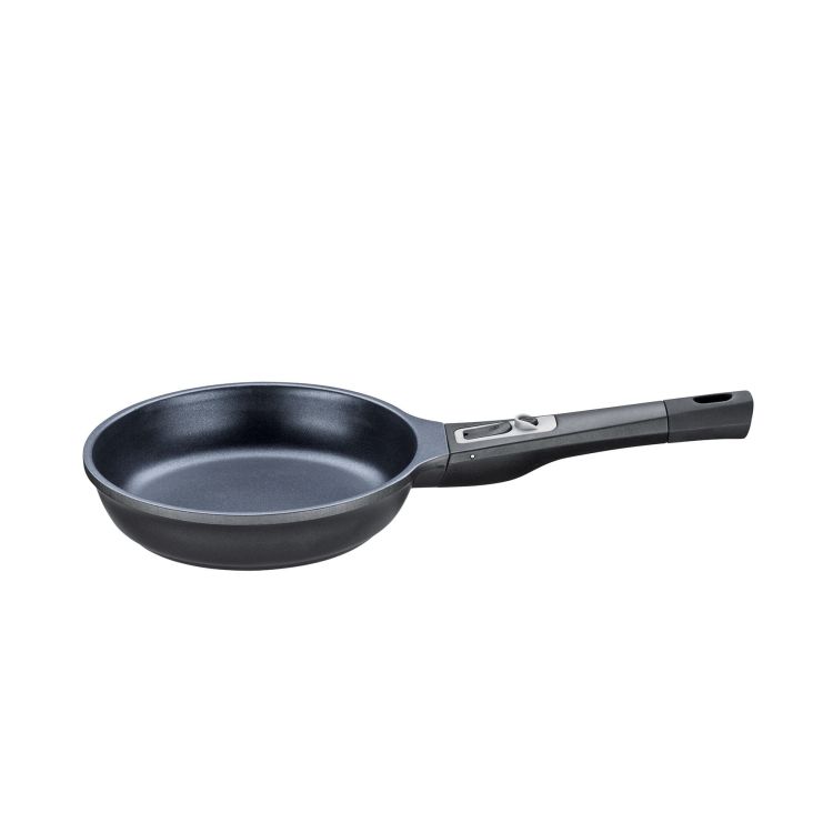 aluminiowa patelnia z powłoką nieprzywierającą, odłączana rączka, śred. 20 cm