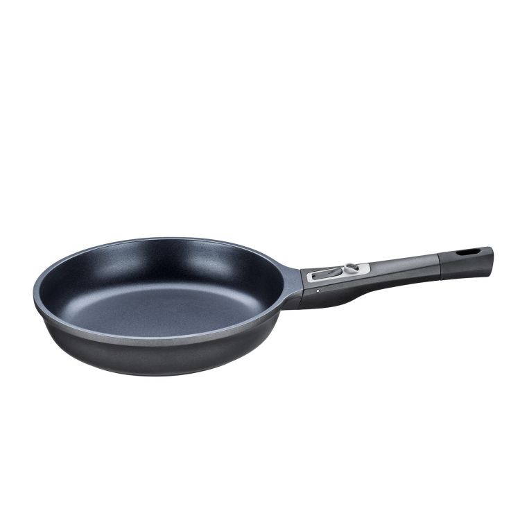 aluminiowa patelnia z powłoką nieprzywierającą, odłączana rączka, śred. 24 cm