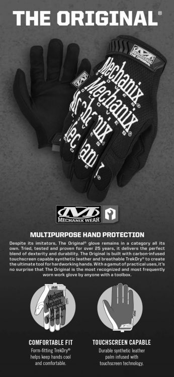 Rękawice Mechanix The Original® BLACK