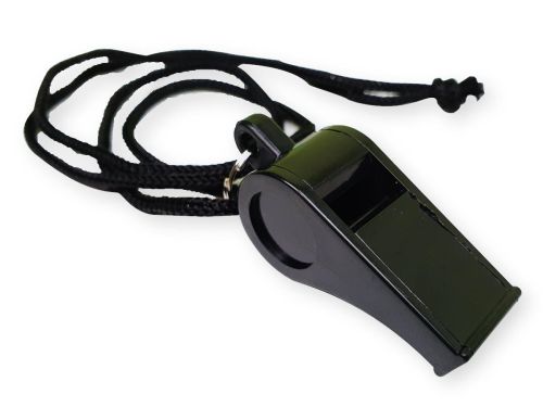 Gwizdek plastikowy czarny