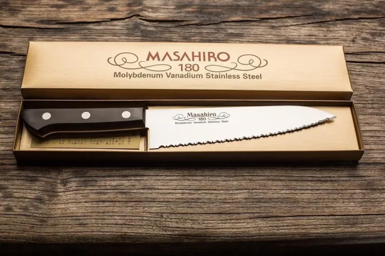 Nóż Masahiro BWH Chef Wave Edge 180mm [14040]