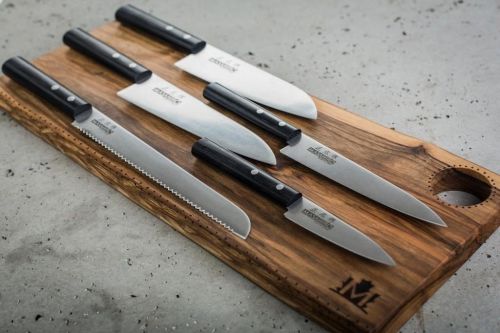 Nóż Masahiro Sankei Bread 210mm czarny [35846]