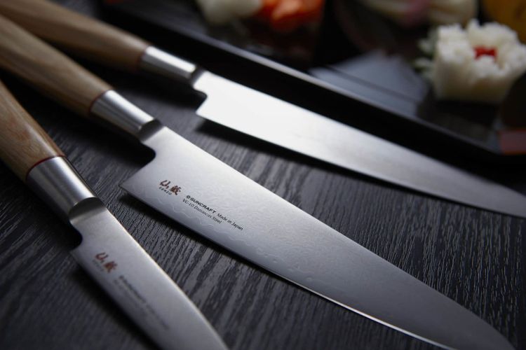 Nóż kuchenny Suncraft SENZO TWISTED OCTAGON Petty 150 mm [TO-02]
