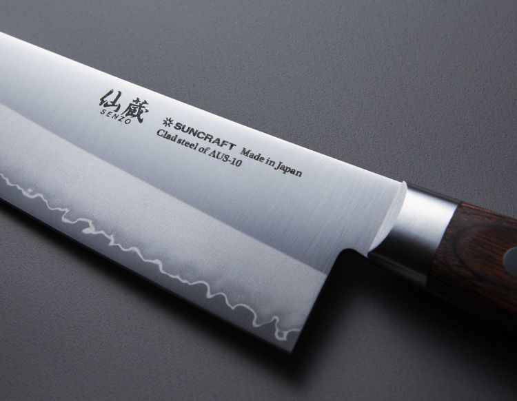 Nóż kuchenny Suncraft SENZO CLAD Petty 135 mm [AS-04]