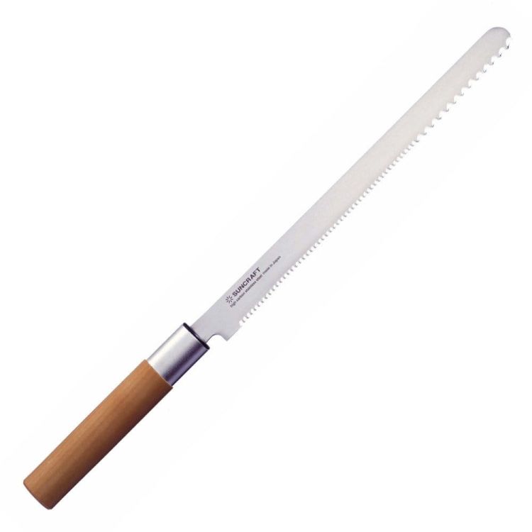 Nóż kuchenny Suncraft SENZO JAPANESE Bread 233 mm [WA-08]