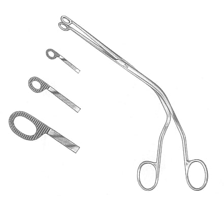 Kleszczyki laryngologiczne typ Magill 20 cm