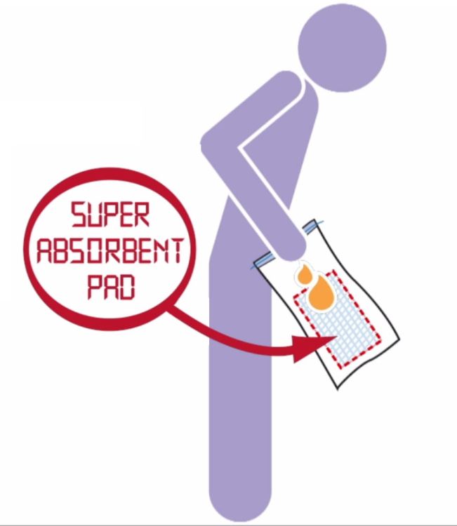 Kaczka jednorazowa na mocz z wkładem Carebag