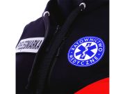 Bluza ratownicza FLUO damska rozpinana z kapturem North-Wind funkcyjna z logo