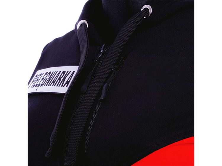 Bluza ratownicza FLUO damska rozpinana z kapturem North-Wind funkcyjna