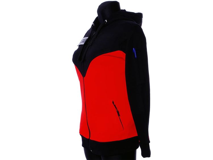 Bluza ratownicza FLUO damska rozpinana z kapturem North-Wind funkcyjna