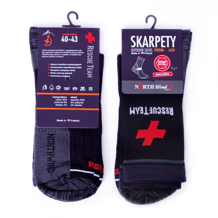 Skarpety North-Wind Rescue Team antybakteryjne na sezon wiosna-lato
