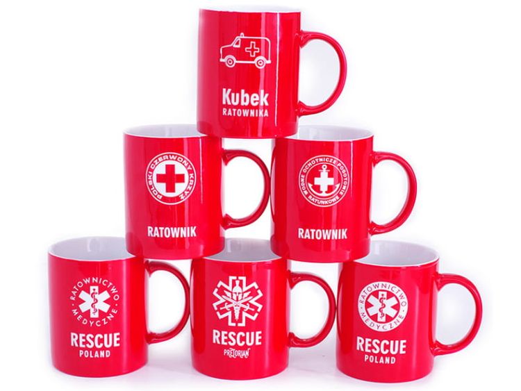 Kubek RATOWNIKA z Karetką 300 ml