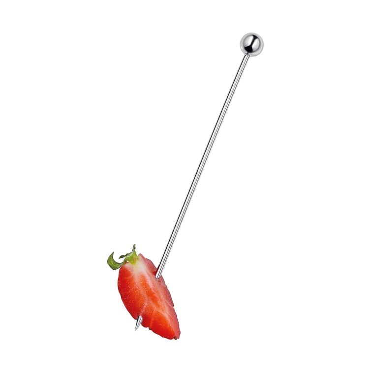 stalowe szpikulce do przekąsek i koktajli, 6 szt., dł. 10,5 cm