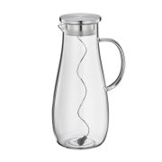szklany dzbanek na wodę, ze spiralą na owoce, 2,0 l